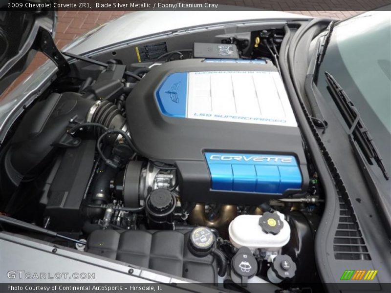 Blade Silver Metallic / Ebony/Titanium Gray 2009 Chevrolet Corvette ZR1