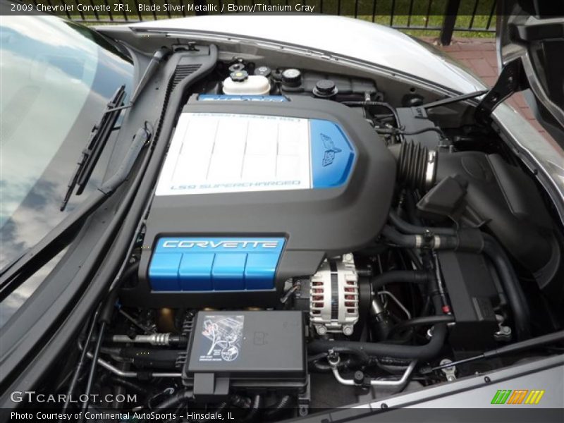 Blade Silver Metallic / Ebony/Titanium Gray 2009 Chevrolet Corvette ZR1