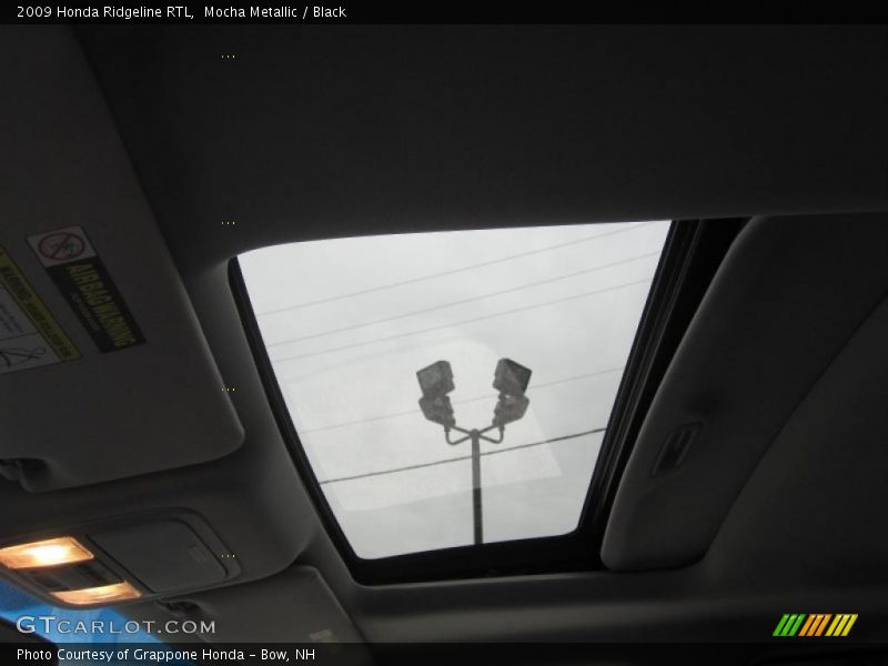 Mocha Metallic / Black 2009 Honda Ridgeline RTL