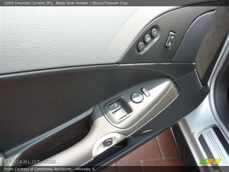 Blade Silver Metallic / Ebony/Titanium Gray 2009 Chevrolet Corvette ZR1