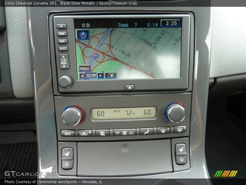 Blade Silver Metallic / Ebony/Titanium Gray 2009 Chevrolet Corvette ZR1