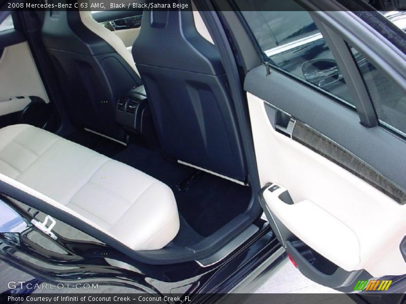 Black / Black/Sahara Beige 2008 Mercedes-Benz C 63 AMG