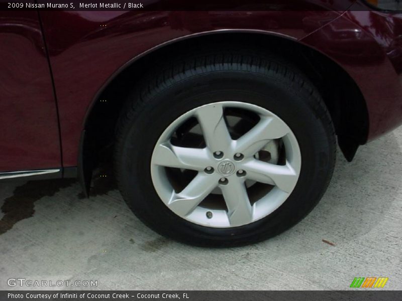 Merlot Metallic / Black 2009 Nissan Murano S