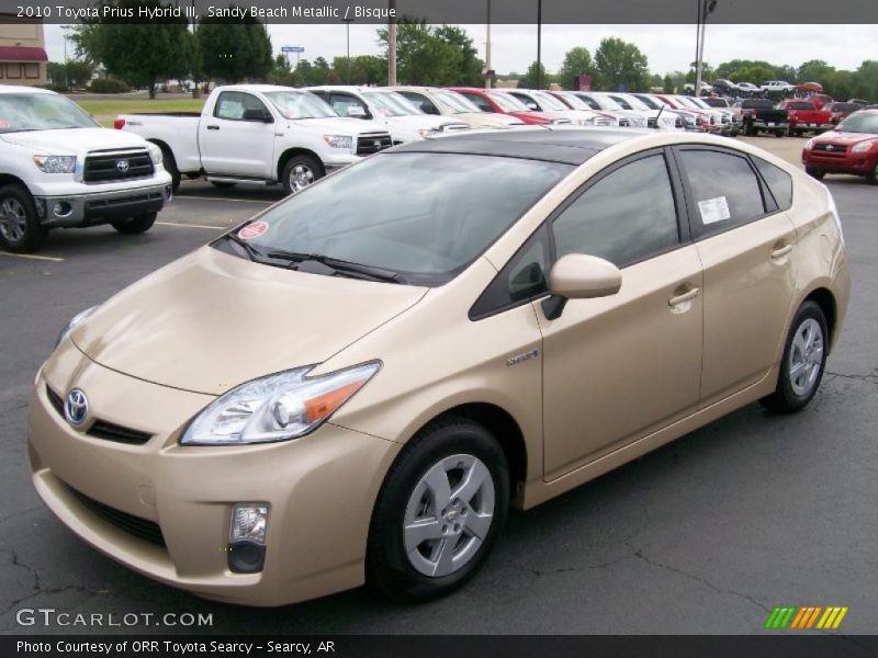 Sandy Beach Metallic / Bisque 2010 Toyota Prius Hybrid III