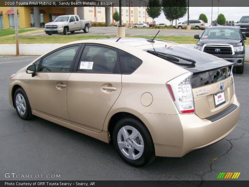 Sandy Beach Metallic / Bisque 2010 Toyota Prius Hybrid III