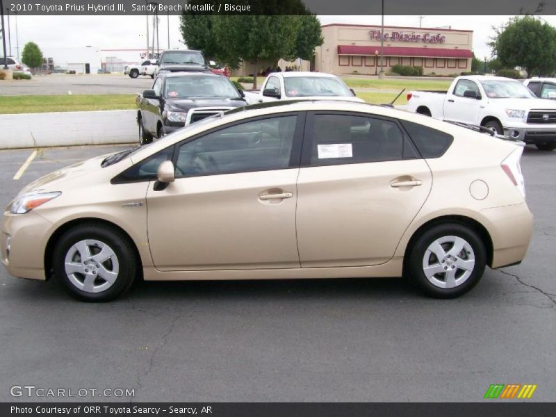 Sandy Beach Metallic / Bisque 2010 Toyota Prius Hybrid III