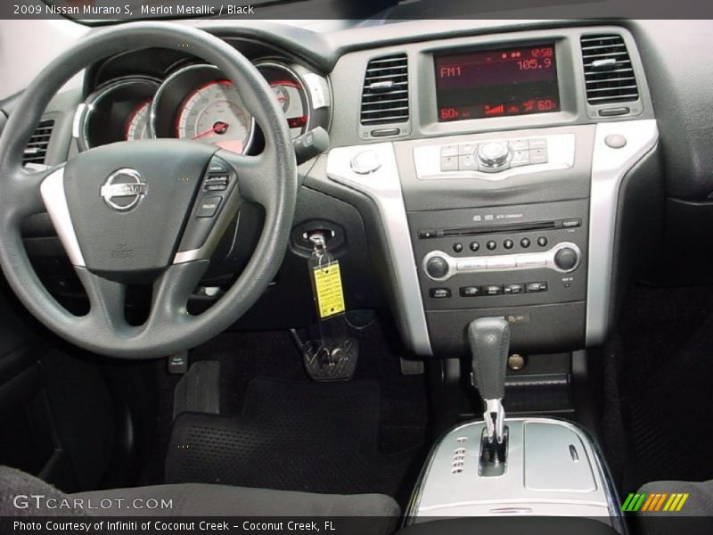 Merlot Metallic / Black 2009 Nissan Murano S