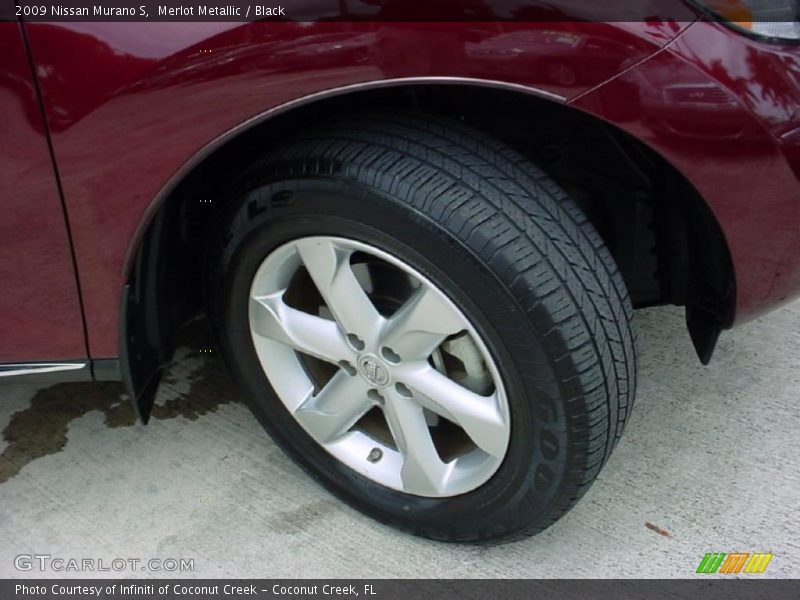 Merlot Metallic / Black 2009 Nissan Murano S