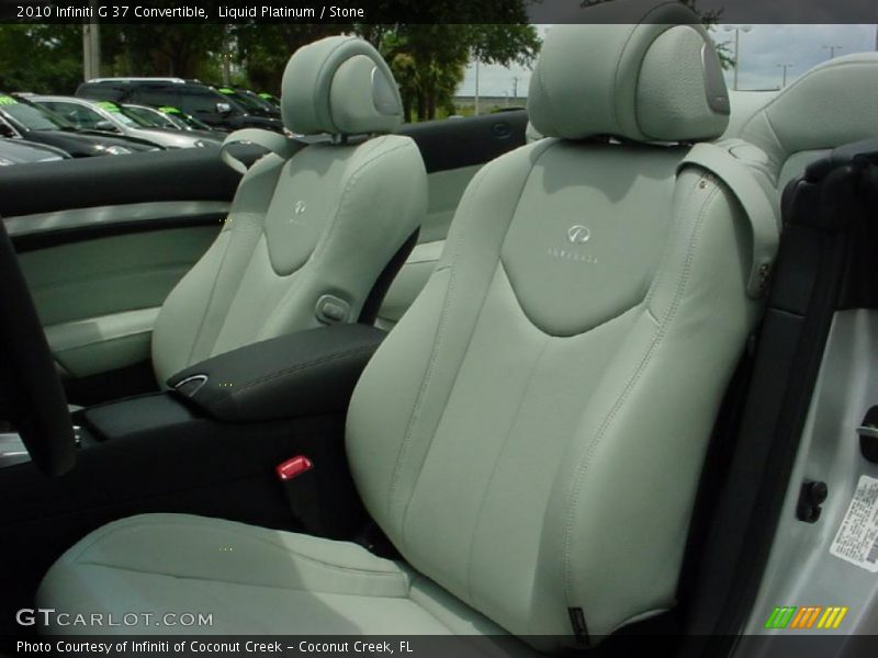 Liquid Platinum / Stone 2010 Infiniti G 37 Convertible
