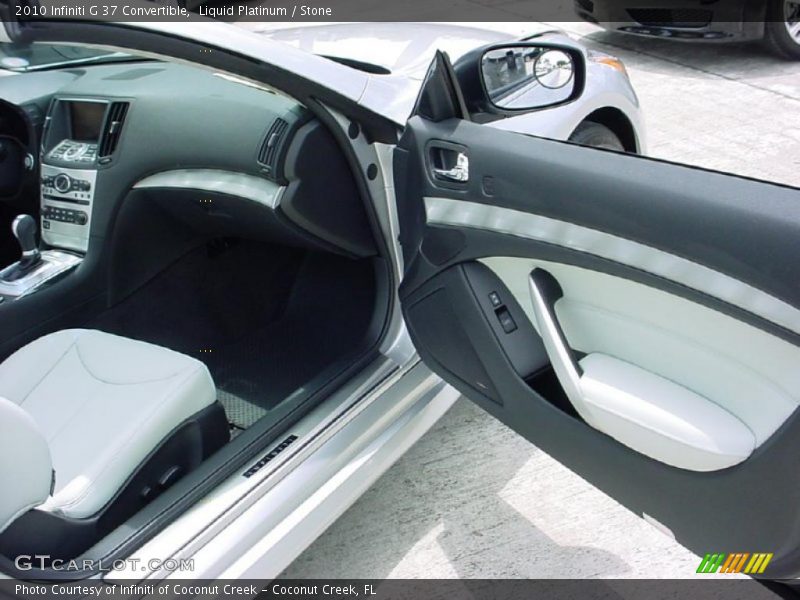 Liquid Platinum / Stone 2010 Infiniti G 37 Convertible