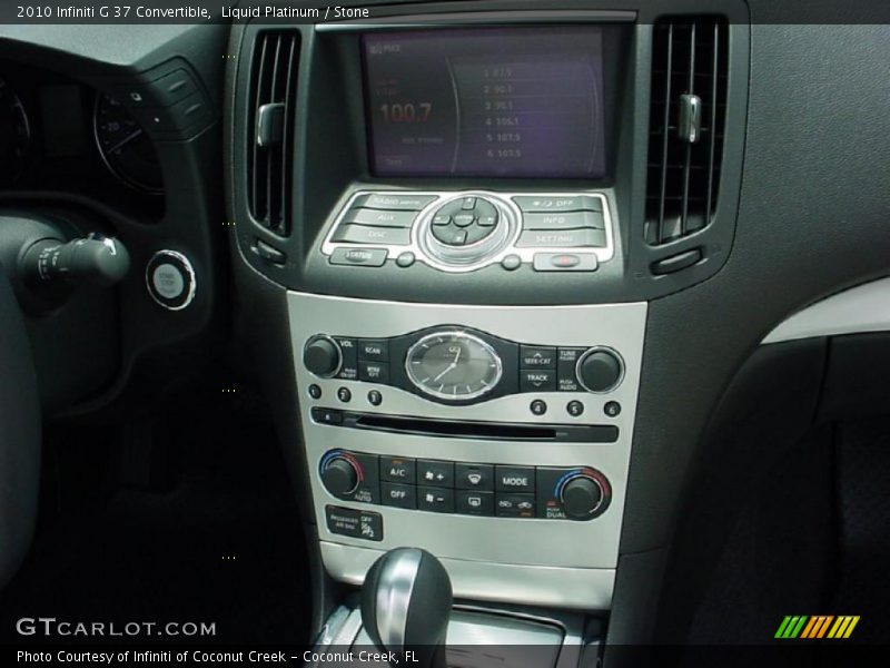 Liquid Platinum / Stone 2010 Infiniti G 37 Convertible