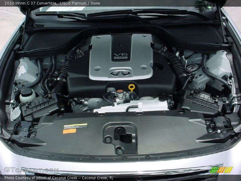 Liquid Platinum / Stone 2010 Infiniti G 37 Convertible