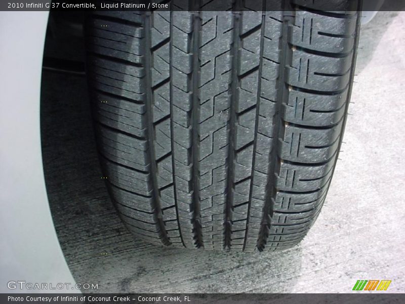 Liquid Platinum / Stone 2010 Infiniti G 37 Convertible