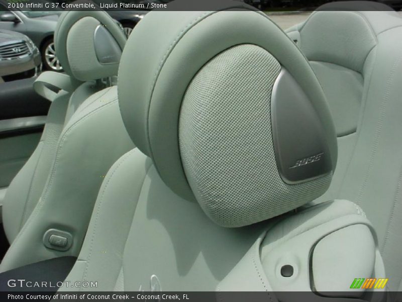 Liquid Platinum / Stone 2010 Infiniti G 37 Convertible