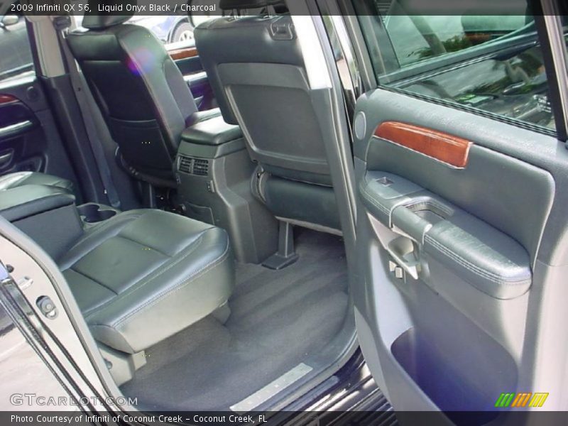 Liquid Onyx Black / Charcoal 2009 Infiniti QX 56