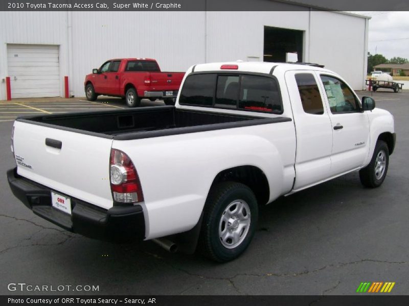 Super White / Graphite 2010 Toyota Tacoma Access Cab