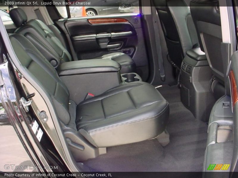 Liquid Onyx Black / Charcoal 2009 Infiniti QX 56