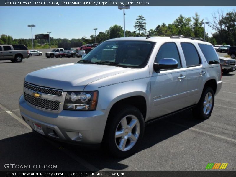 Sheer Silver Metallic / Light Titanium/Dark Titanium 2010 Chevrolet Tahoe LTZ 4x4