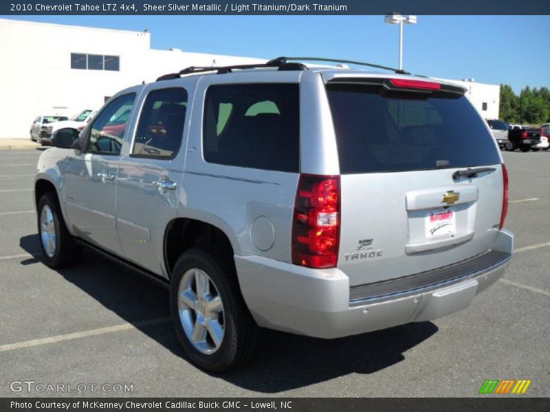 Sheer Silver Metallic / Light Titanium/Dark Titanium 2010 Chevrolet Tahoe LTZ 4x4
