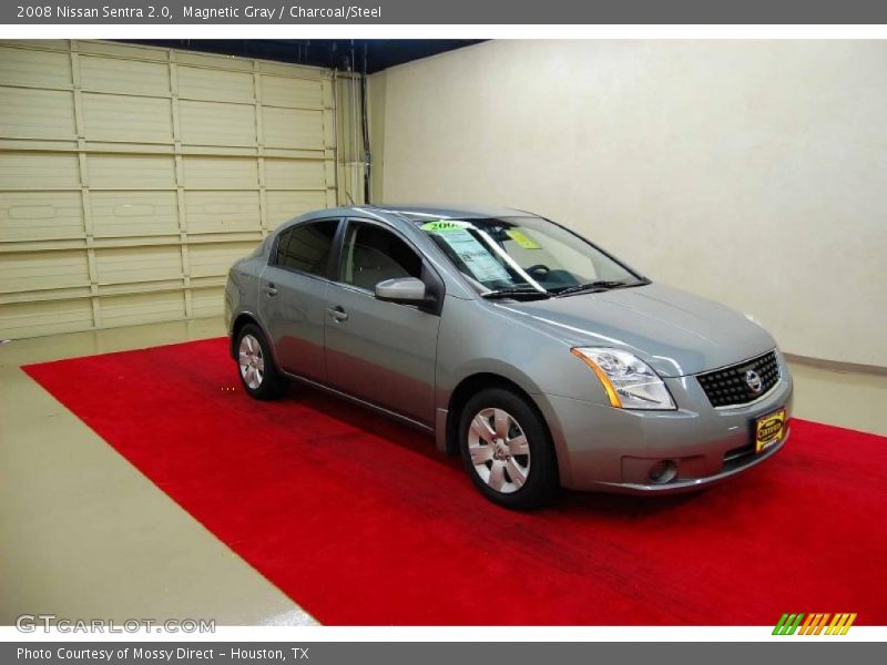 Magnetic Gray / Charcoal/Steel 2008 Nissan Sentra 2.0