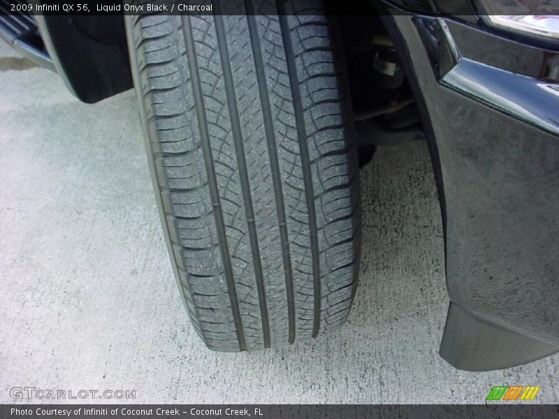 Liquid Onyx Black / Charcoal 2009 Infiniti QX 56