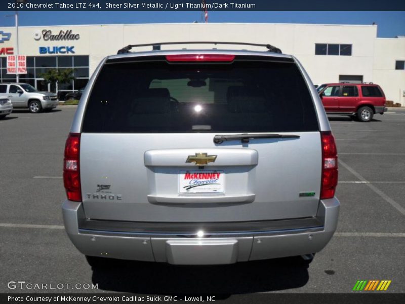Sheer Silver Metallic / Light Titanium/Dark Titanium 2010 Chevrolet Tahoe LTZ 4x4