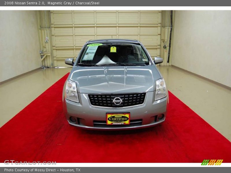 Magnetic Gray / Charcoal/Steel 2008 Nissan Sentra 2.0