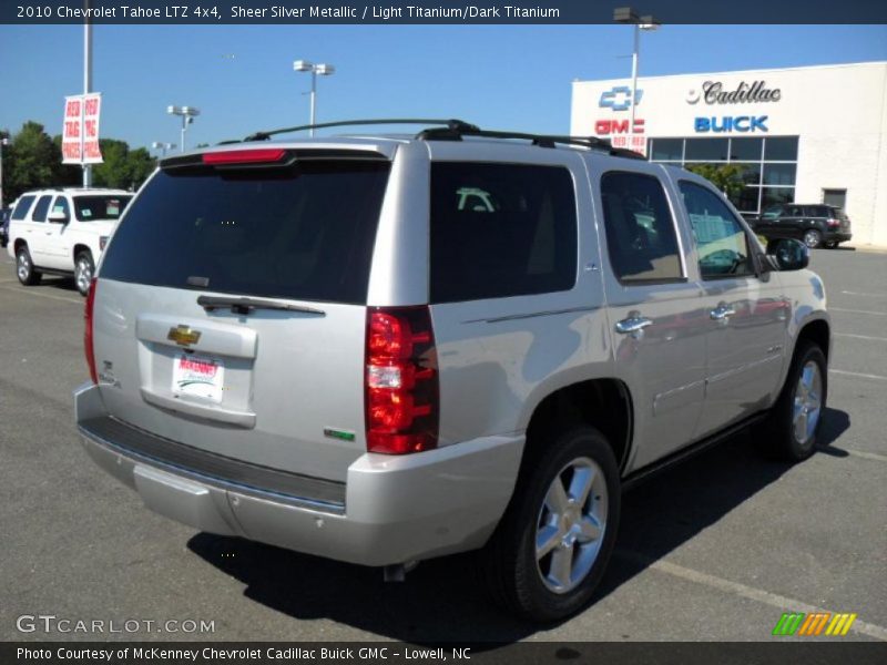 Sheer Silver Metallic / Light Titanium/Dark Titanium 2010 Chevrolet Tahoe LTZ 4x4