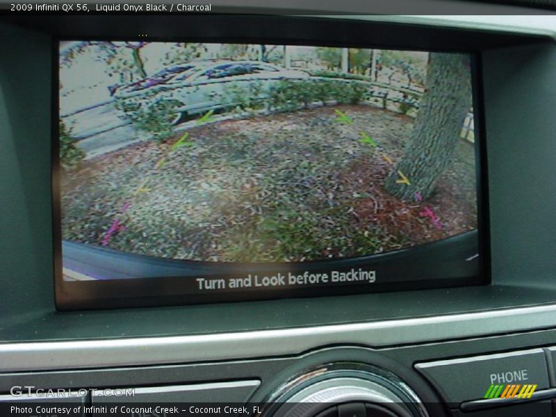Liquid Onyx Black / Charcoal 2009 Infiniti QX 56