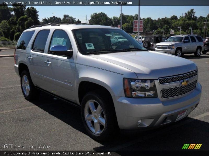 Sheer Silver Metallic / Light Titanium/Dark Titanium 2010 Chevrolet Tahoe LTZ 4x4