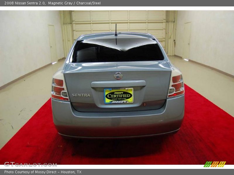 Magnetic Gray / Charcoal/Steel 2008 Nissan Sentra 2.0