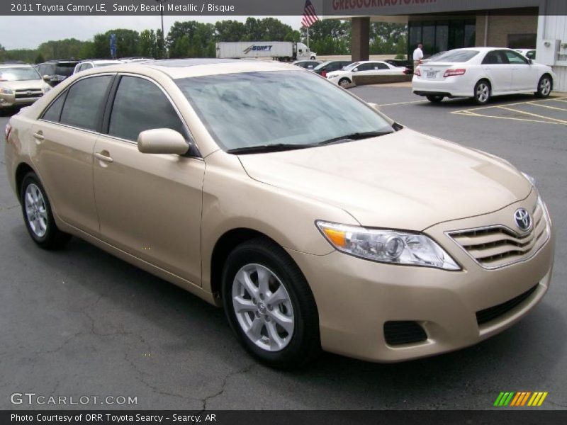 Sandy Beach Metallic / Bisque 2011 Toyota Camry LE