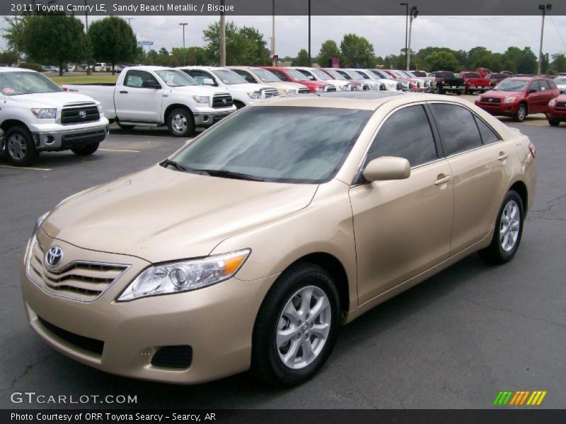 Sandy Beach Metallic / Bisque 2011 Toyota Camry LE