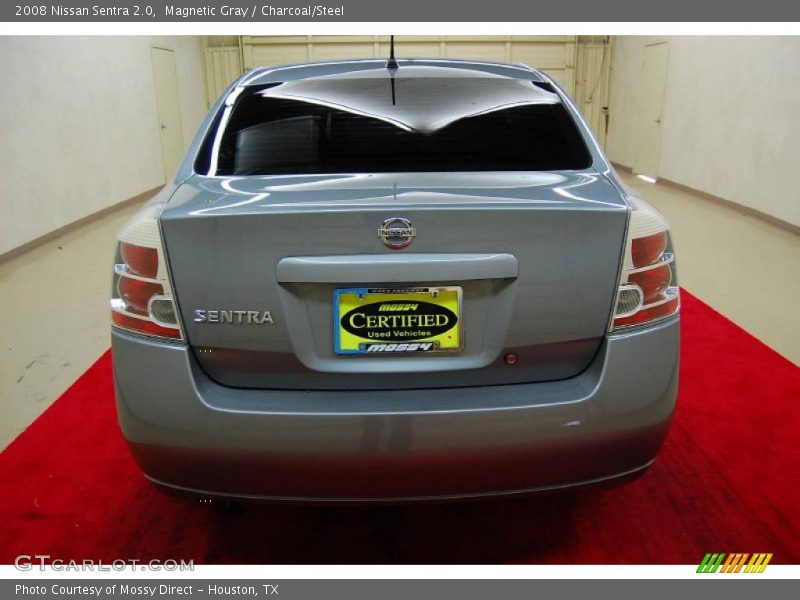 Magnetic Gray / Charcoal/Steel 2008 Nissan Sentra 2.0