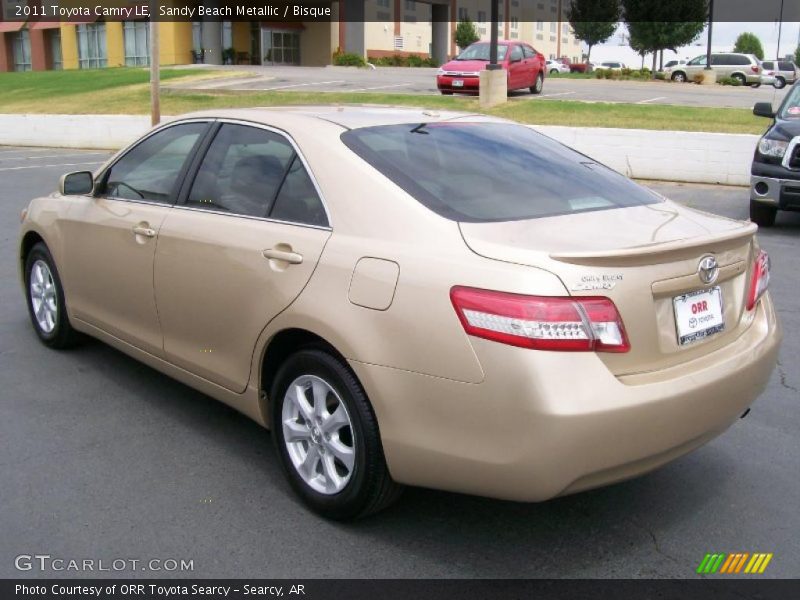 Sandy Beach Metallic / Bisque 2011 Toyota Camry LE