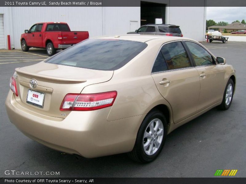 Sandy Beach Metallic / Bisque 2011 Toyota Camry LE