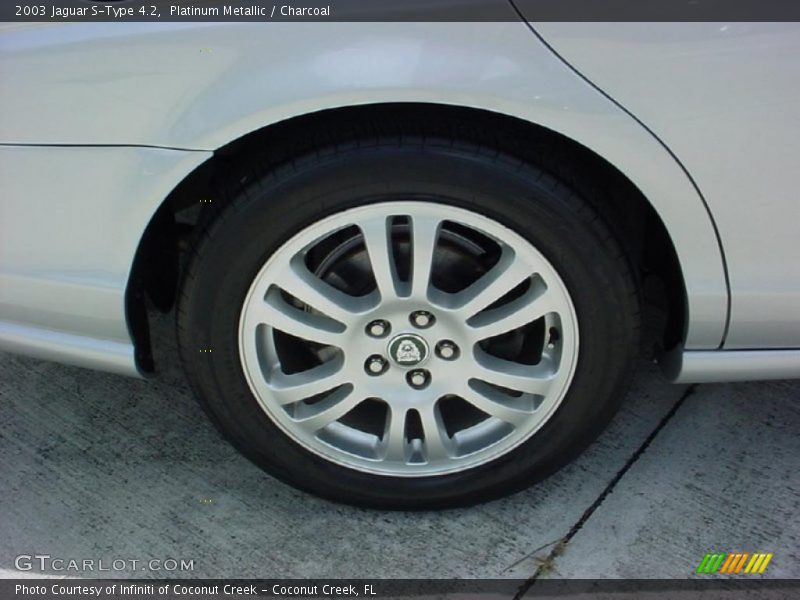 Platinum Metallic / Charcoal 2003 Jaguar S-Type 4.2