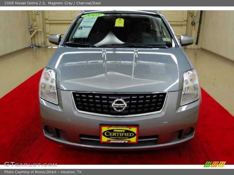 Magnetic Gray / Charcoal/Steel 2008 Nissan Sentra 2.0