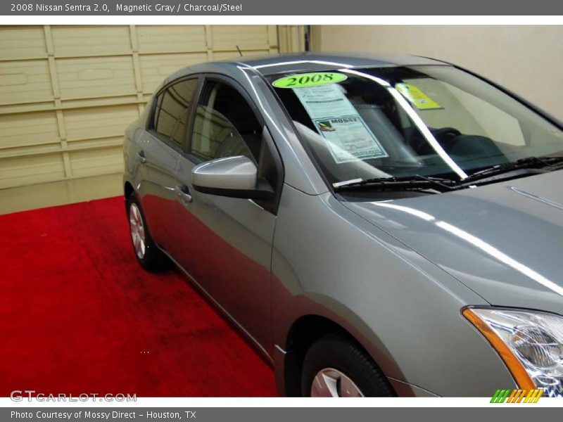 Magnetic Gray / Charcoal/Steel 2008 Nissan Sentra 2.0