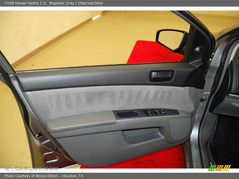 Magnetic Gray / Charcoal/Steel 2008 Nissan Sentra 2.0