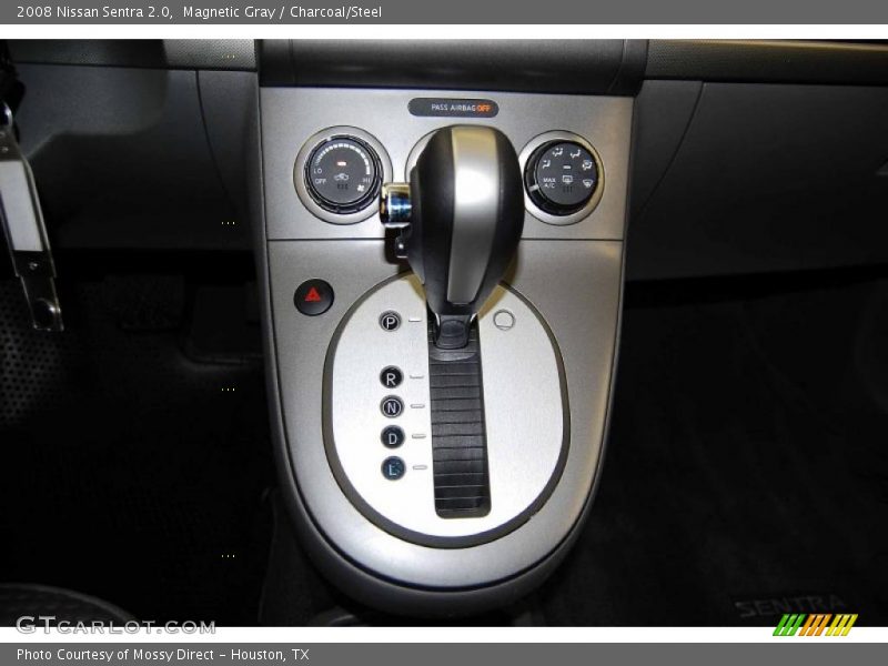 Magnetic Gray / Charcoal/Steel 2008 Nissan Sentra 2.0