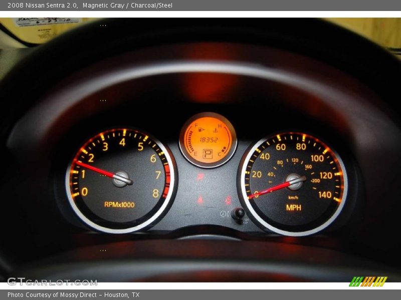 Magnetic Gray / Charcoal/Steel 2008 Nissan Sentra 2.0