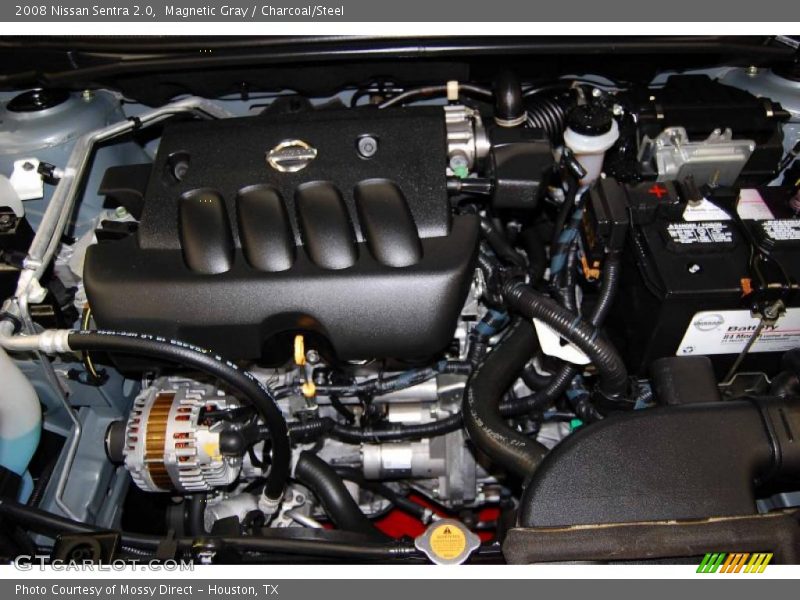 Magnetic Gray / Charcoal/Steel 2008 Nissan Sentra 2.0
