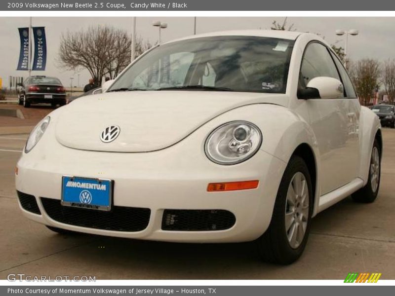 Candy White / Black 2009 Volkswagen New Beetle 2.5 Coupe