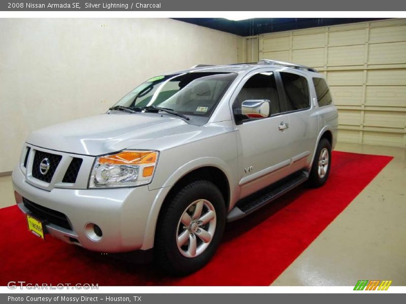 Silver Lightning / Charcoal 2008 Nissan Armada SE