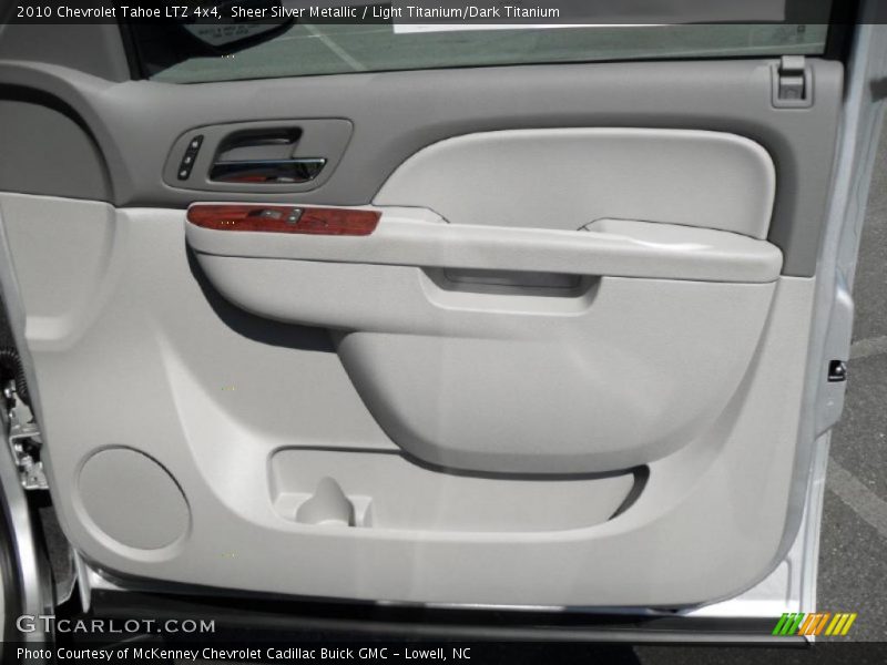 Sheer Silver Metallic / Light Titanium/Dark Titanium 2010 Chevrolet Tahoe LTZ 4x4
