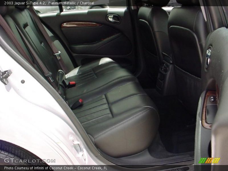Platinum Metallic / Charcoal 2003 Jaguar S-Type 4.2