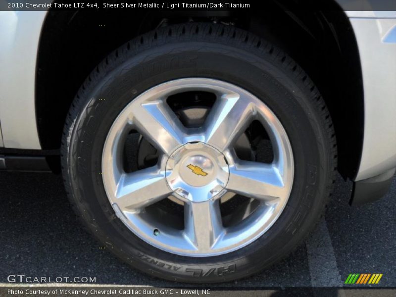 Sheer Silver Metallic / Light Titanium/Dark Titanium 2010 Chevrolet Tahoe LTZ 4x4