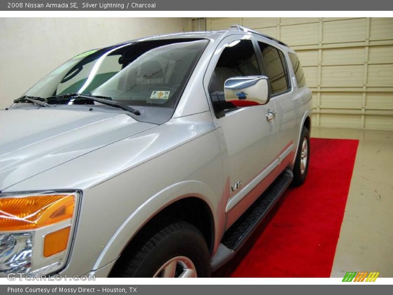 Silver Lightning / Charcoal 2008 Nissan Armada SE