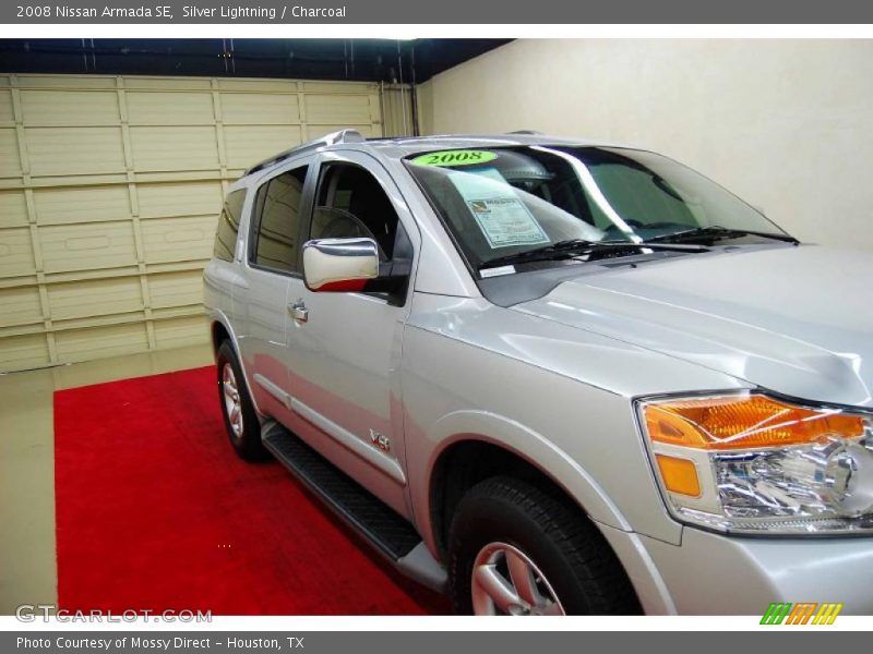 Silver Lightning / Charcoal 2008 Nissan Armada SE
